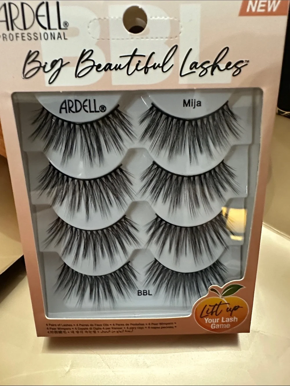Ardell Peach-Tone Pack of Black Dramatic Lashes (Multi-Set) 2 PACK BUNDLE DEAL